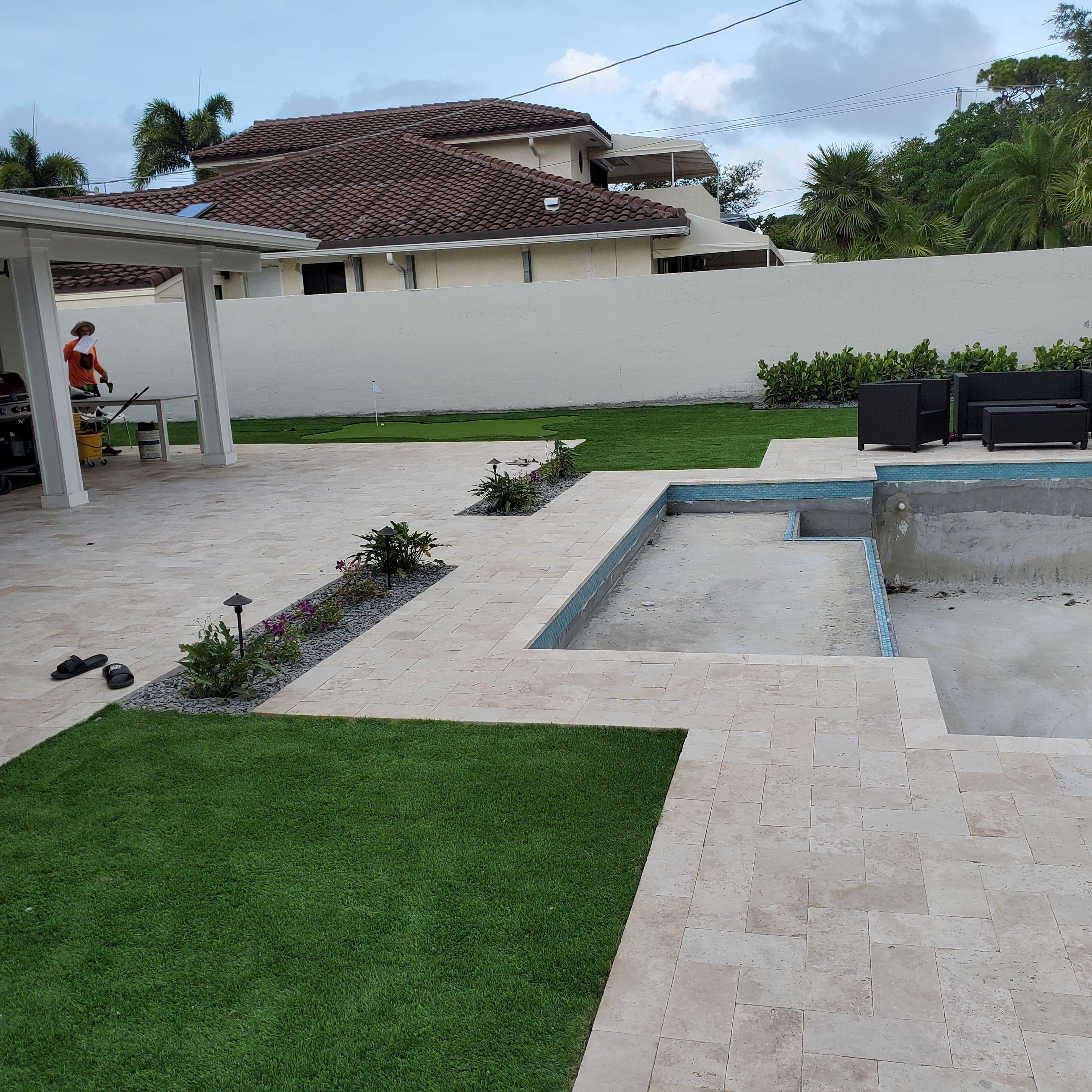 Paver installation project