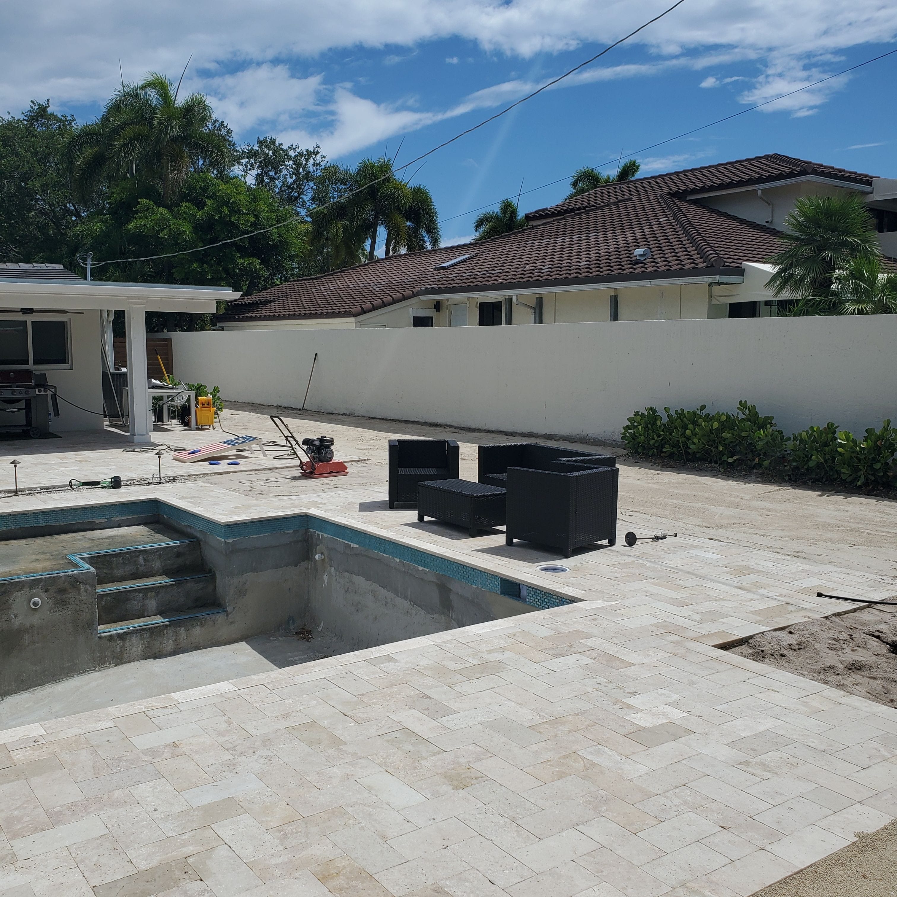 Paver installation project